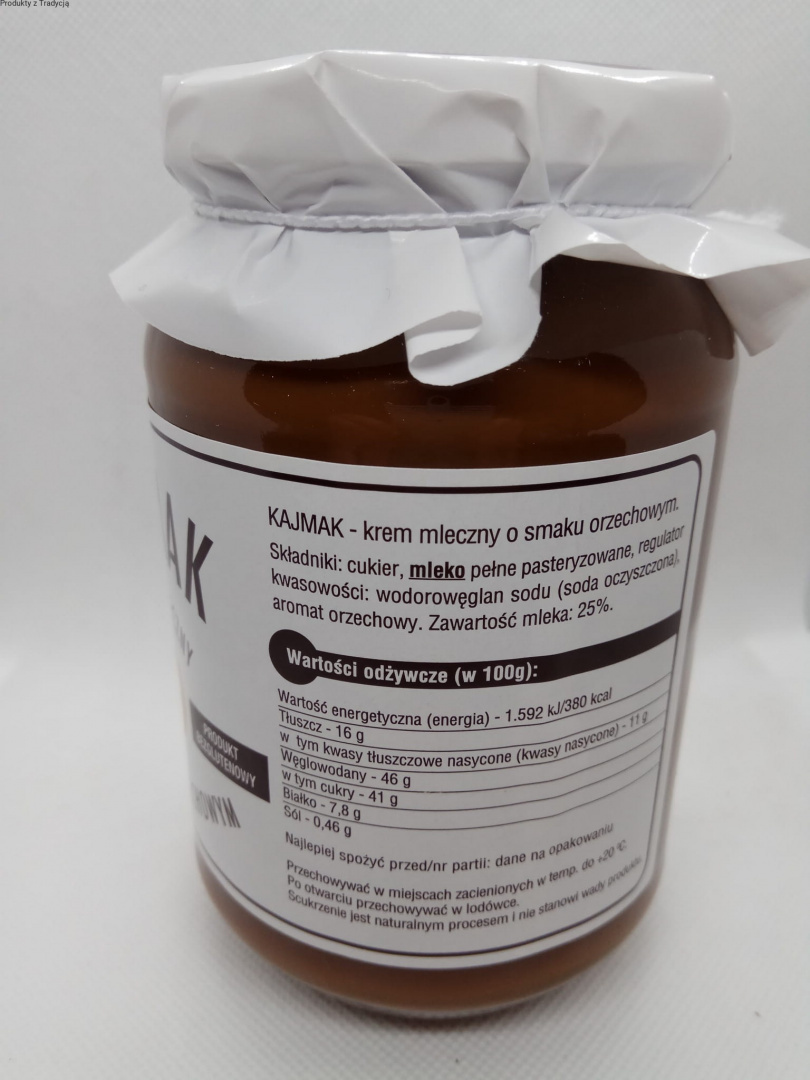 KAJMAK KREM MLECZNY ORZECHOWY 530G ( POLDER ) KAJMAK KREM MLECZNY ORZECHOWY 530G ( POLDER )