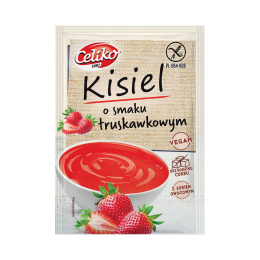 Kisiel o smaku truskawkowym 40 g Celiko Vegan