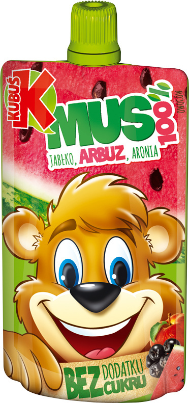 Kubuś Mus Jabłko arbuz aronia 100G Kubuś Mus Jabłko arbuz aronia 100G