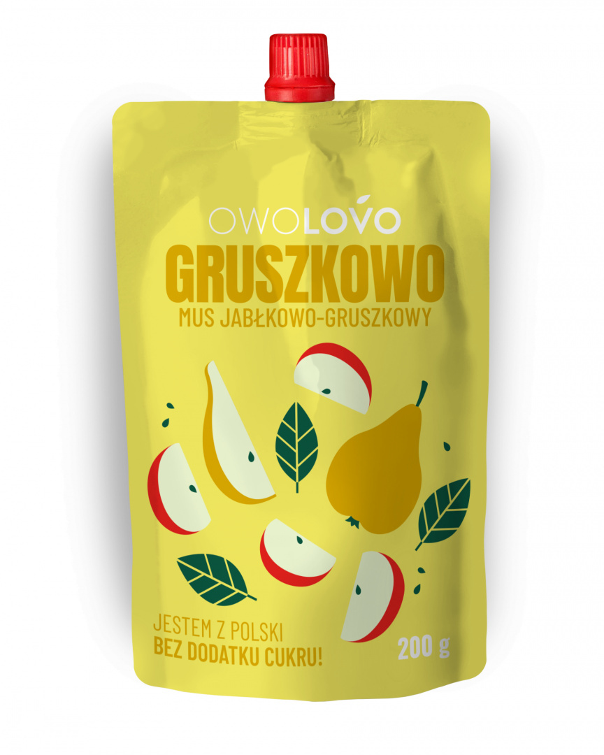 OWOLOVO GRUSZKOWO MUS JABŁKOWO – GRUSZKOWY 200g OWOLOVO GRUSZKOWO MUS JABŁKOWO – GRUSZKOWY 200g