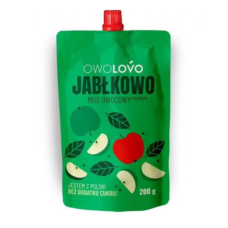 OWOLOVO JABŁKOWO MUS JABŁKOWY PREMIUM 200g OWOLOVO JABŁKOWO MUS JABŁKOWY PREMIUM 200g