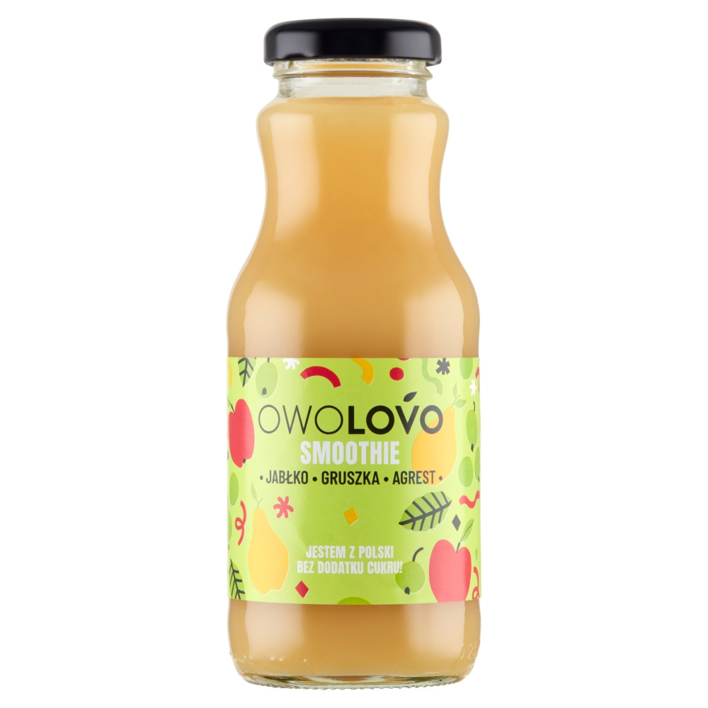 OWOLOVO SMOOTHIE GRUSZKA – AGREST 250ml BUTELKA OWOLOVO SMOOTHIE GRUSZKA – AGREST 250ml BUTELKA