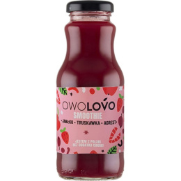 OWOLOVO SMOOTHIE TRUSKAWKA – AGREST 250ml BUTELKA