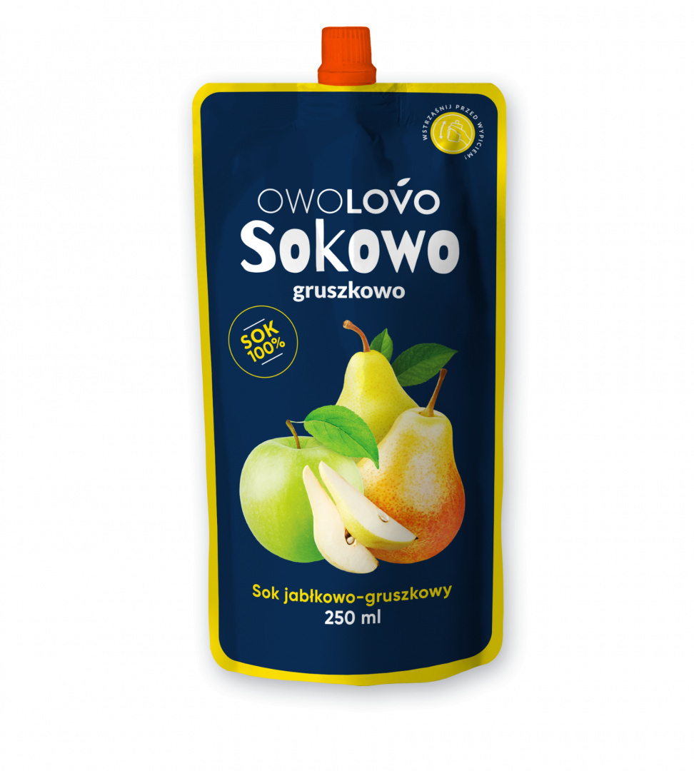 OWOLOVO SOKOWO SOK JABŁKOWO-GRUSZKOWY 250ml OWOLOVO SOKOWO SOK JABŁKOWO-GRUSZKOWY 250ml