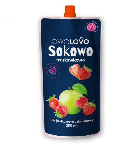 OWOLOVO SOKOWO SOK JABŁKOWO-TRUSKAWKOWY 250ml OWOLOVO SOKOWO SOK JABŁKOWO-TRUSKAWKOWY 250ml