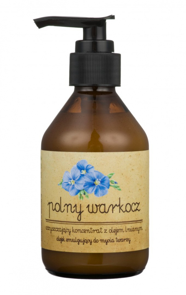 Oczyszczający koncetrat z olejem lnianym 150 ml POLNY WARKOCZ Oczyszczający koncetrat z olejem lnianym 150 ml POLNY WARKOCZ