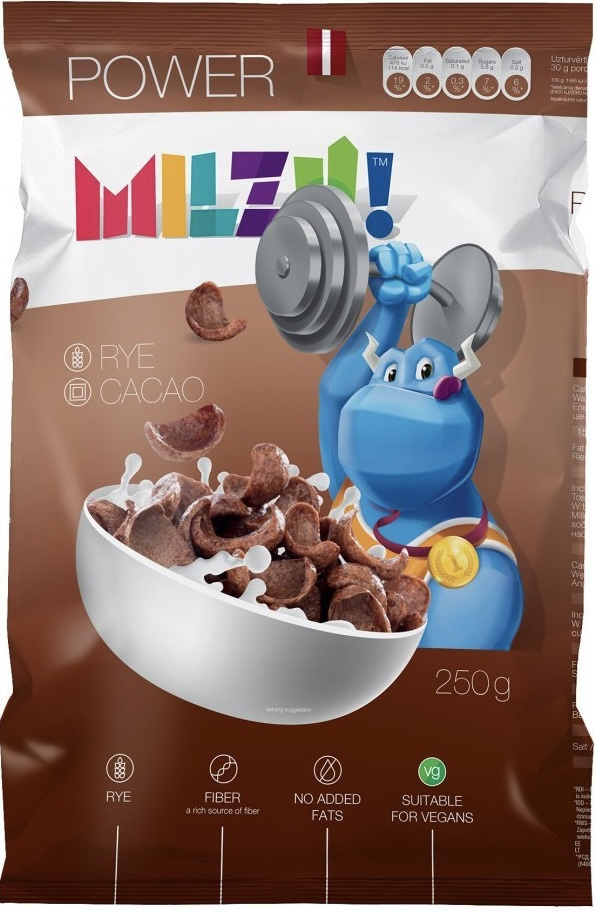 Płatki śniadaniowe Siła, Zwinność i Umysł, 12x 250 g Milzu. Płatki śniadaniowe Siła, Zwinność i Umysł, 12x 250 g Milzu.