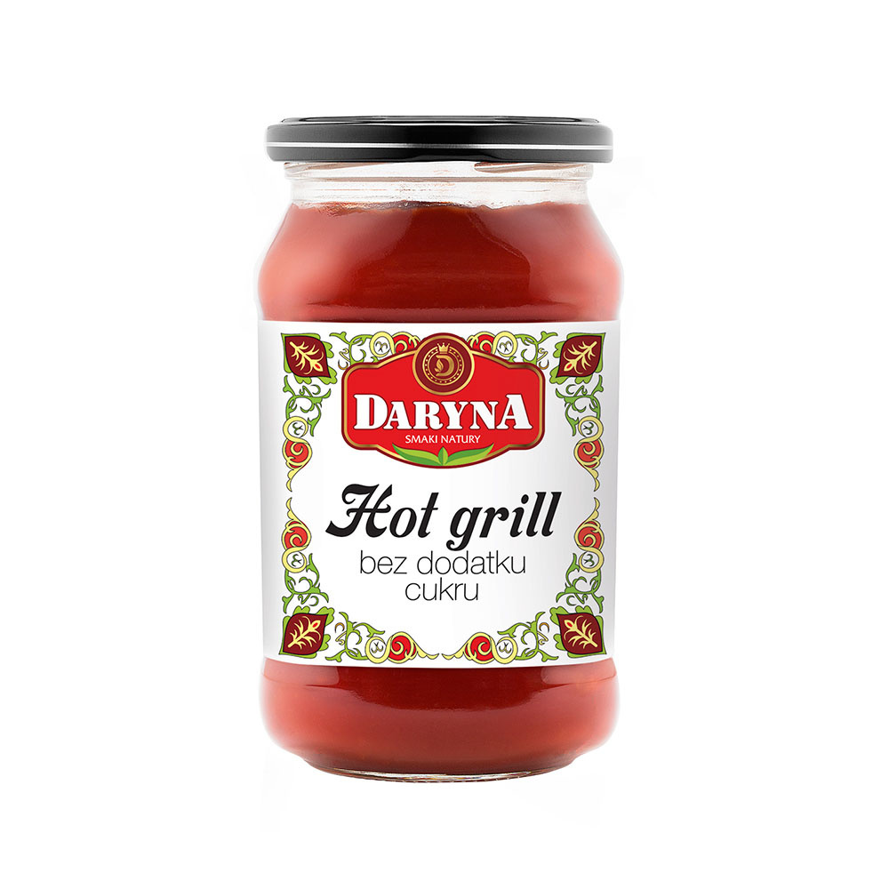 Sos Hot Grill bez dodatku cukru 475 g Sos Hot Grill bez dodatku cukru 475 g
