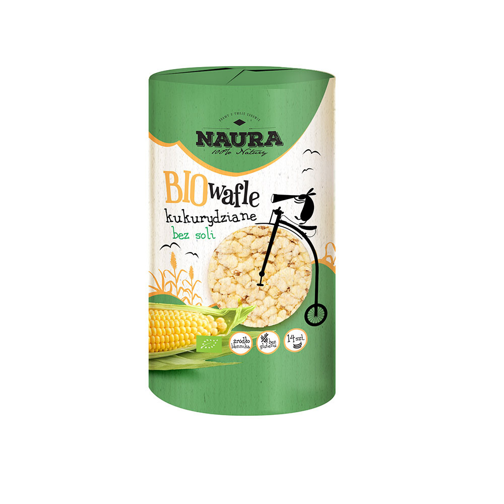 Wafle kukurydziane bez soli BIO 100 g Wafle kukurydziane bez soli BIO 100 g