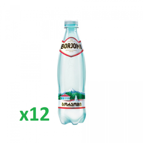 Woda Borjomi PET 500 ml. zgrzewka
