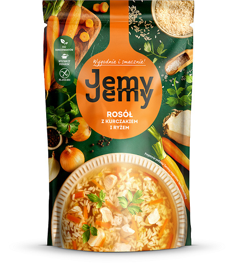 Zupa Rosół z ryżem 450g Jemy Jemy Zupa Rosół z ryżem 450g Jemy Jemy