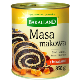 BAKALLAND MASA MAKOWA Z BAKALIAMI - 850G