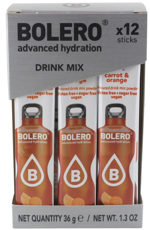 BOLERO DRINK Sticks Carrot&orange 36g 12x3g