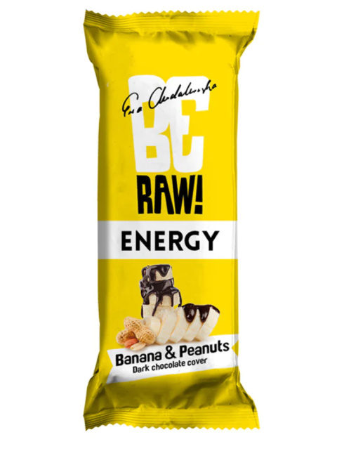 BeRaw baton Energy Banana&Peanuts 40g Batonik