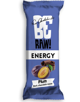 BeRaw baton Energy Plum Chocolate 40g