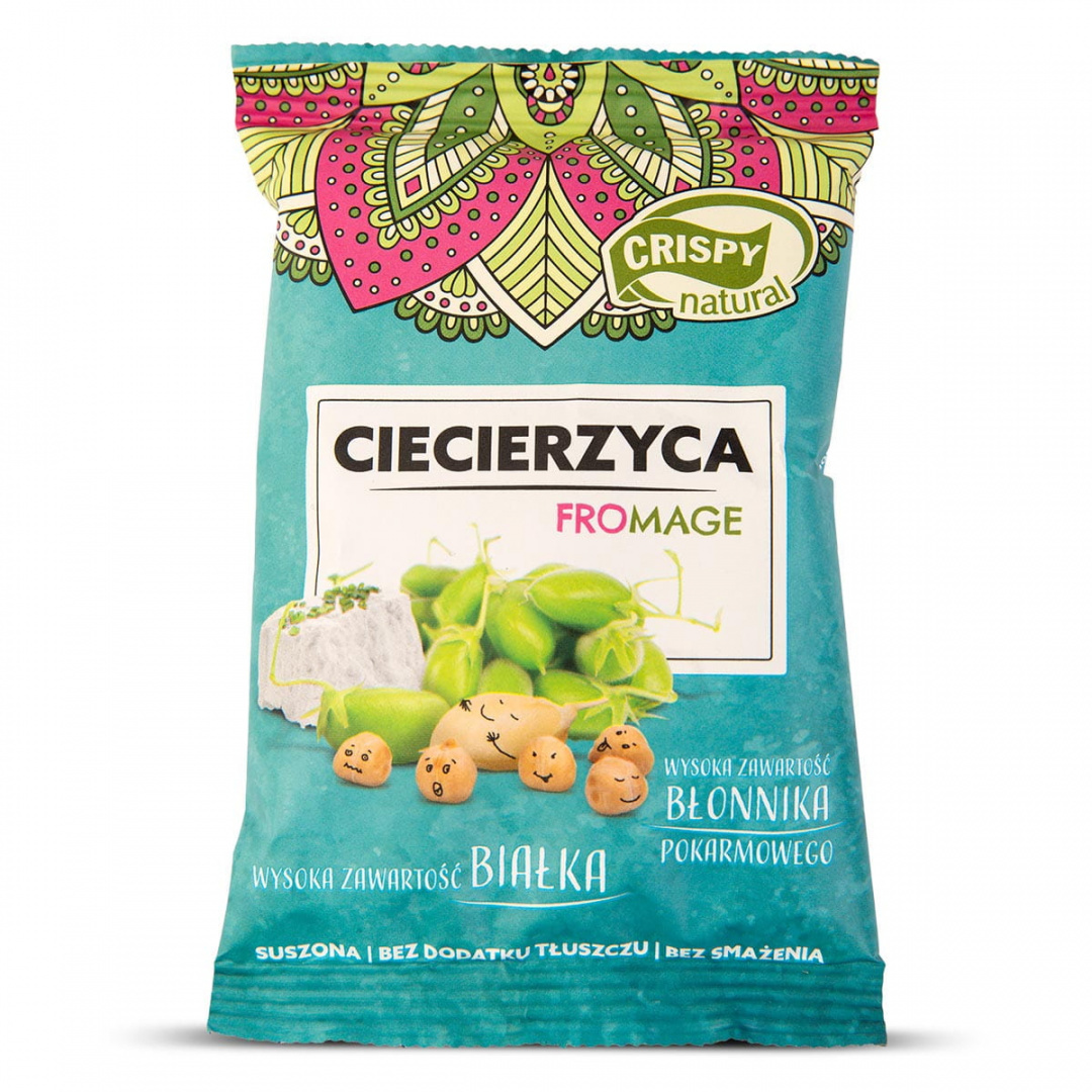 CIECIERZYCA FROMAGE - SUSZONE CHIPSY CRISPY NATURAL 25g CIECIERZYCA FROMAGE - SUSZONE CHIPSY CRISPY NATURAL 25g