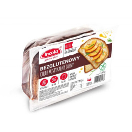 Chleb bezglutenowy rustykalny jasny 235 g Incola.