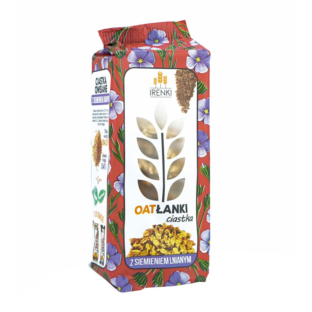 Ciastka owsiane z siemieniem lnianym 150 g Ciastka owsiane z siemieniem lnianym 150 g