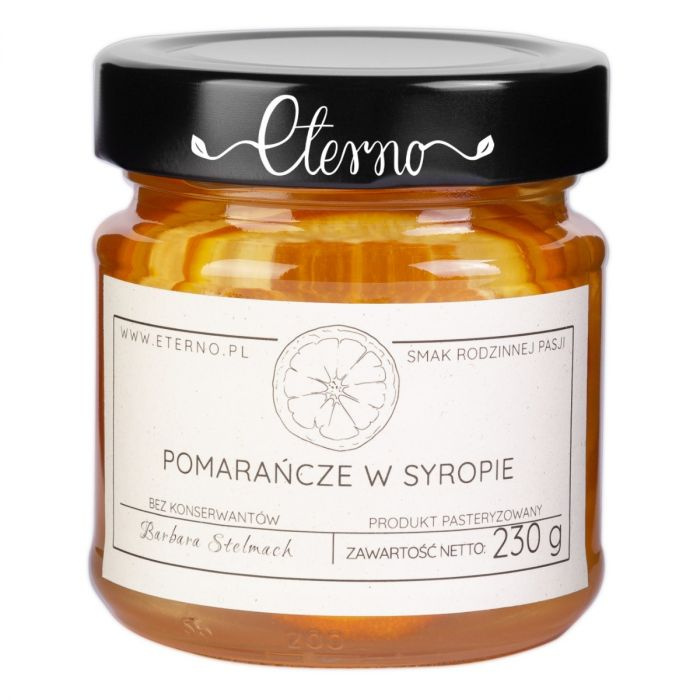 Pomarańcze w syropie 230 g Eterno Pomarańcze w syropie 230 g Eterno