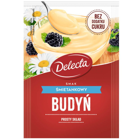 DELECTA BUDYŃ SMAK ŚMIETANKOWY - 40G DELECTA BUDYŃ SMAK ŚMIETANKOWY - 40G