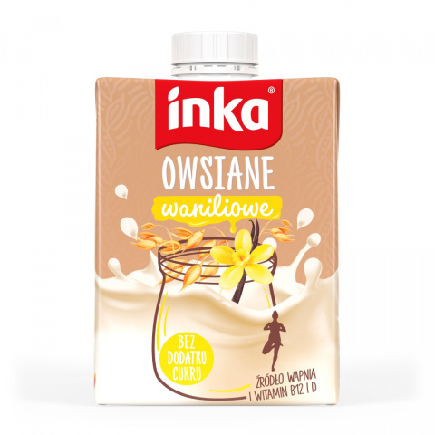 INKA OWSIANE Waniliowe Napój owsiany 500ml INKA OWSIANE Waniliowe Napój owsiany 500ml