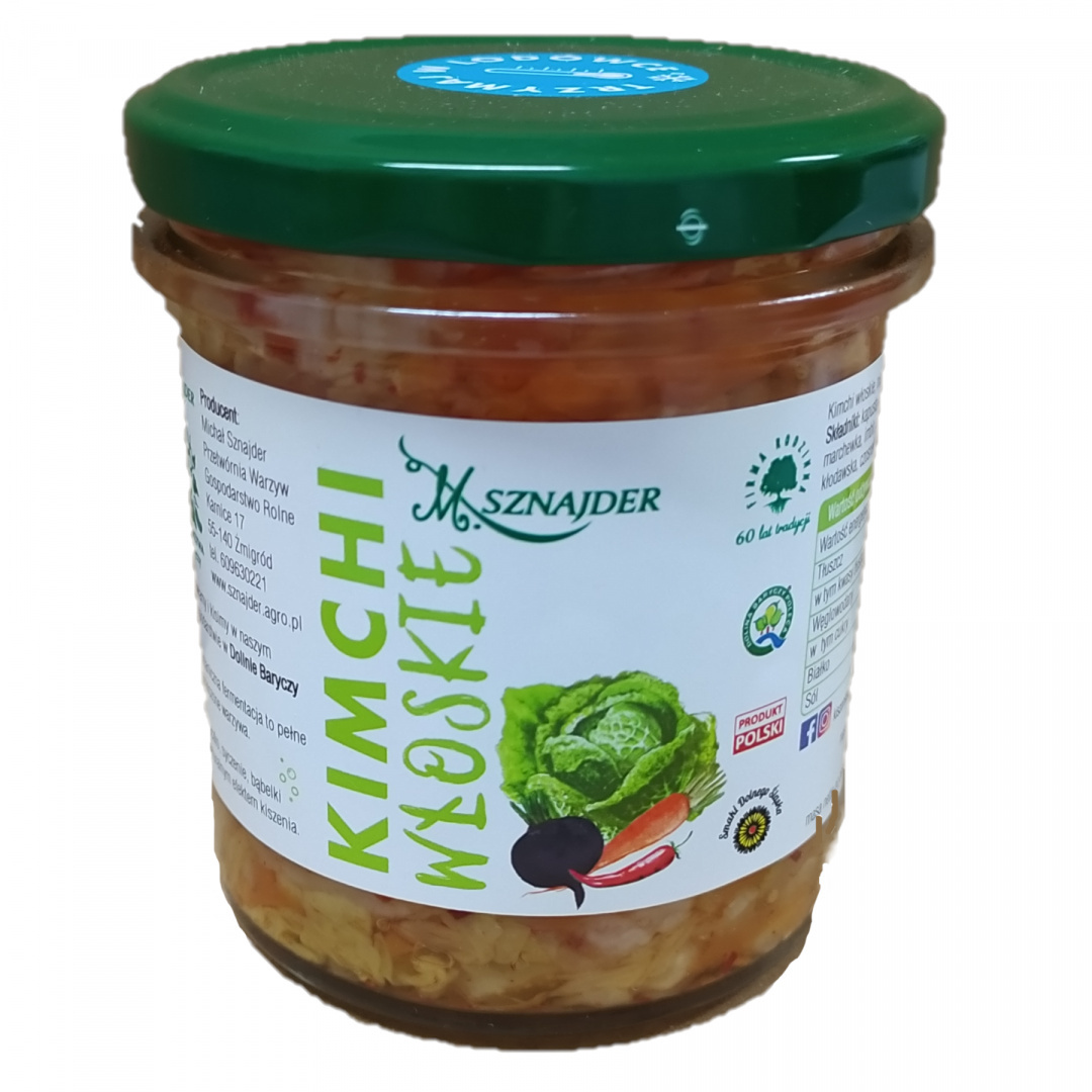 KIMCHI WŁOSKIE OD SZNAJDERÓW 300ML ( MICHAŁ SZNAJDER ) KIMCHI WŁOSKIE OD SZNAJDERÓW 300ML ( MICHAŁ SZNAJDER )