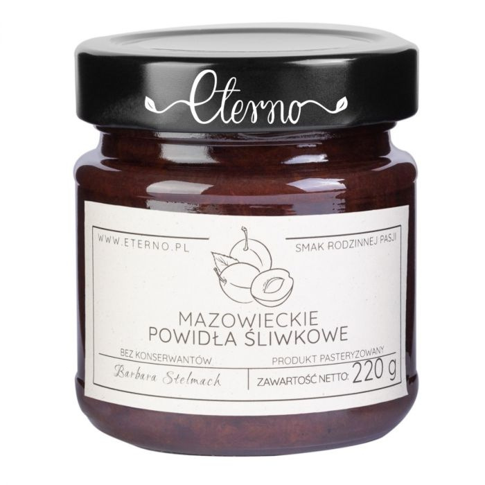 Mazowieckie powidła śliwkowe 220 g Eterno Mazowieckie powidła śliwkowe 220 g Eterno