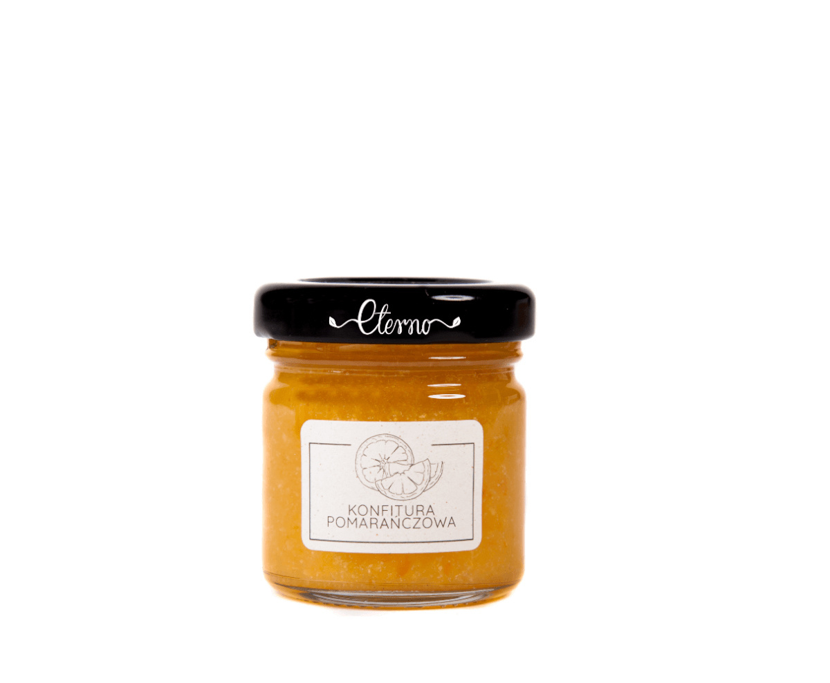 Konfitura pomarańczowa 40 g o obniżonej zawartości cukru Eterno Konfitura pomarańczowa 40 g o obniżonej zawartości cukru Eterno