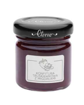 Konfitura truskawkowa z migdałami 40 g Eterno Konfitura truskawkowa z migdałami 40 g Eterno