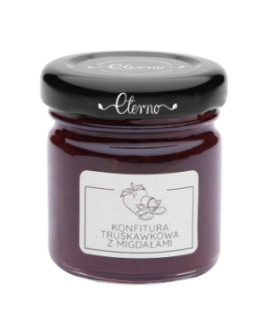 Konfitura truskawkowa z migdałami 40 g Eterno