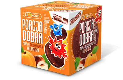 Kostka z niespodzianką MORELOWO-ORZECHOWA 16g Porcja Dobra Kostka z niespodzianką MORELOWO-ORZECHOWA 16g Porcja Dobra