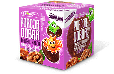 Kostka z niespodzianką DAKTYLOWO-ORZECHOWA 16g Porcja Dobra Kostka z niespodzianką DAKTYLOWO-ORZECHOWA 16g Porcja Dobra