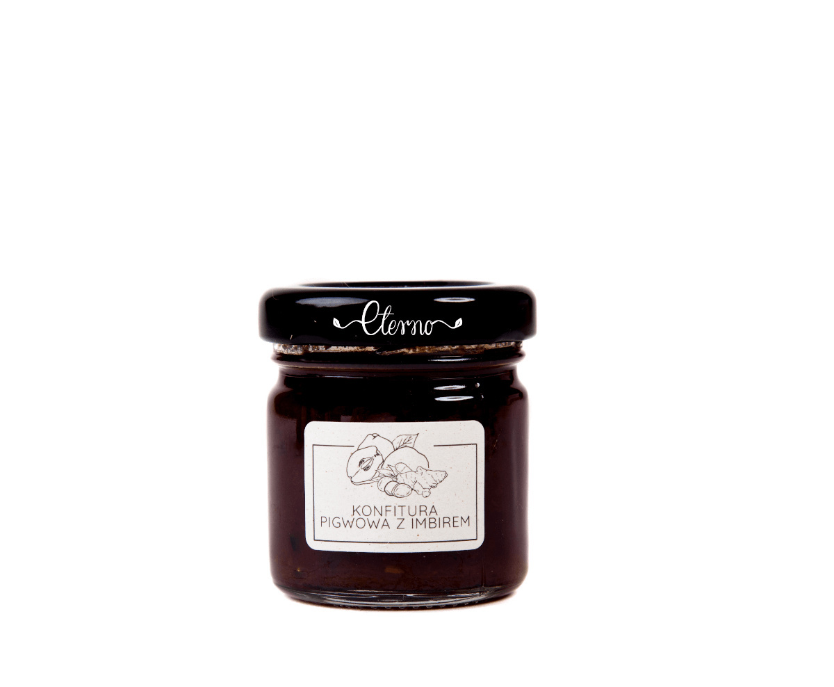 Konfitura pigwowa z imbirem 40 g Eterno Konfitura pigwowa z imbirem 40 g Eterno