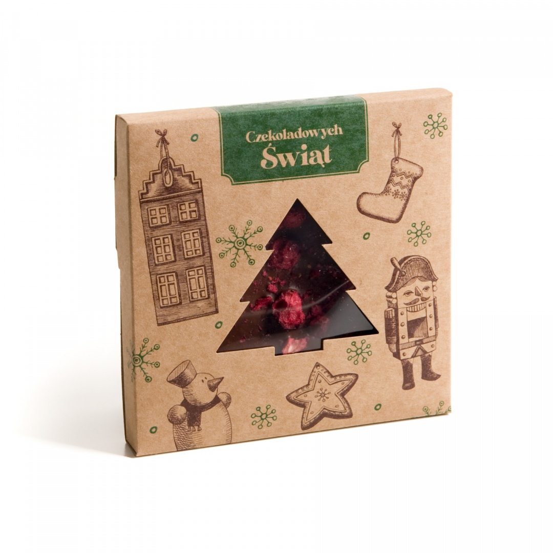 Mini tafla z żurawiną 60 g (kraft zielono-brązowa) Mini tafla z żurawiną 60 g (kraft zielono-brązowa)