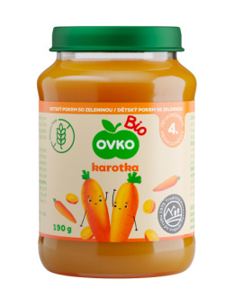 OVKO ekologiczny przecier marchwiowy 190g