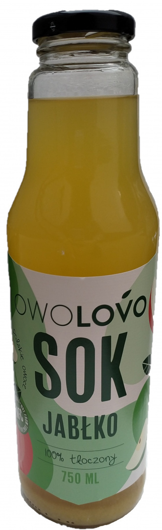OWOLOVO sok jabłkowy tłoczony NFC 750ml OWOLOVO sok jabłkowy tłoczony NFC 750ml