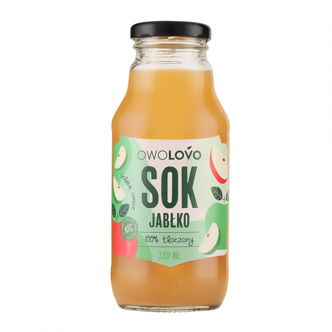 OWOLOVO sok jabłkowy tłoczony NFC 330ml OWOLOVO sok jabłkowy tłoczony NFC 330ml