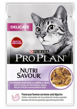 PRO PLAN PURINA Delicate Nutrisavour 85 g Indyk