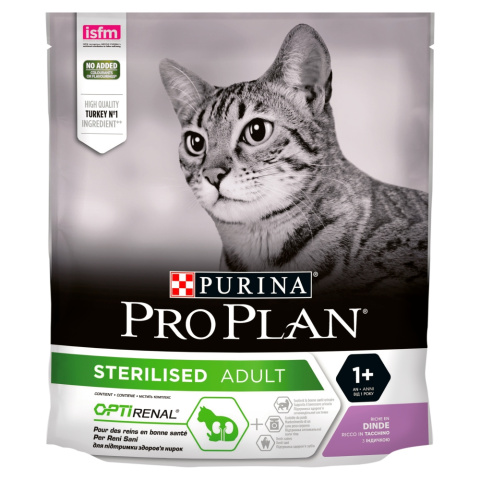 PRO PLAN Sterilised Adult Rich in Turkey Karma dla kotów 400 g PRO PLAN Sterilised Adult Rich in Turkey Karma dla kotów 400 g
