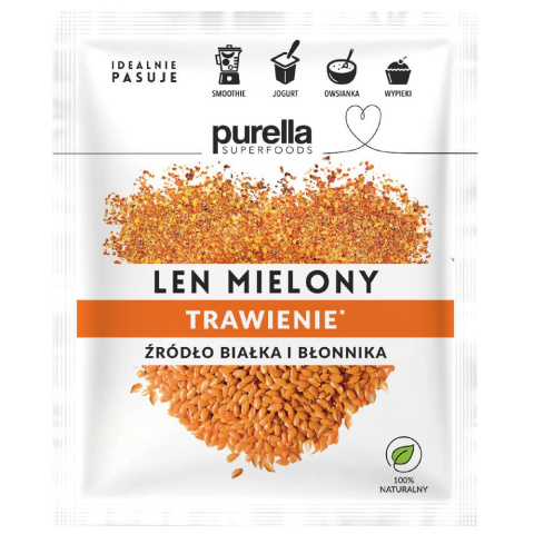 PURELLA SUPERFOODS Len mielony 180g PURELLA SUPERFOODS Len mielony 180g