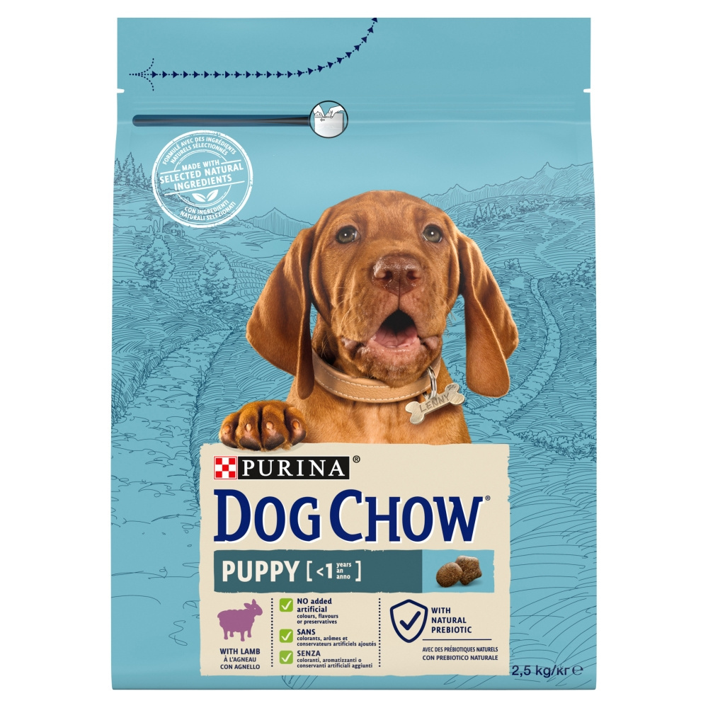 DOG CHOW Puppy Lamb Jagniecina Karma 2,5 kg DOG CHOW Puppy Lamb Jagniecina Karma 2,5 kg