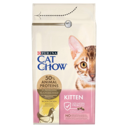 Purina Cat Chow Kitten Karma bogata w kurczaka 1,5 kg