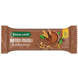 BAKALLAND BATON ZBOŻOWY MUSLI KAKAOWY - 30G