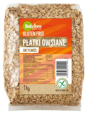 BALVITEN Płatki owsiane 1kg bezglutenowe