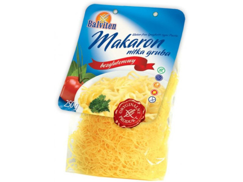BALVITEN Makaron spaghetti nitka 250g bezglutenowy