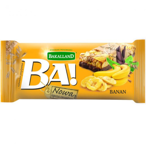 Bakalland Baton zbożowy BA! banan 40g Batonik