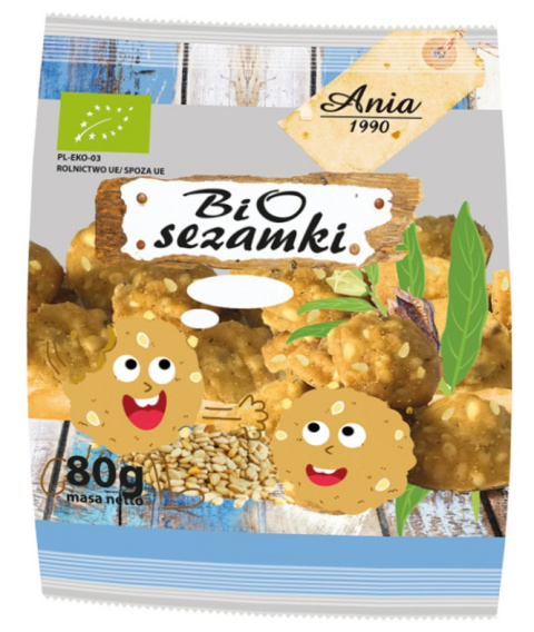 Bio SEZAMKI bio 80G Ania Bio SEZAMKI bio 80G Ania