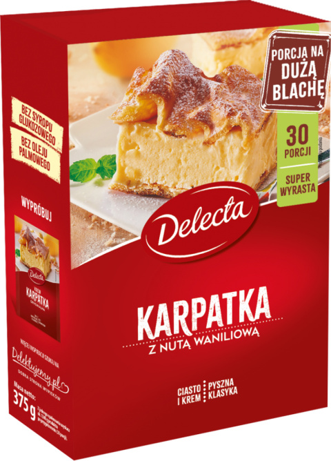 DELECTA CIASTO KARPATKA - 375G DELECTA CIASTO KARPATKA - 375G