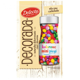 DELECTA DECORADA POSYPKA KOLOROWE MINI PIEGI 35G