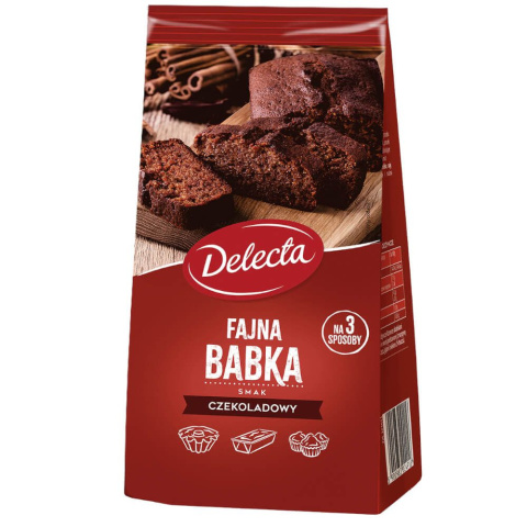 DELECTA Fajna Babka Czekoladowa 350g DELECTA Fajna Babka Czekoladowa 350g